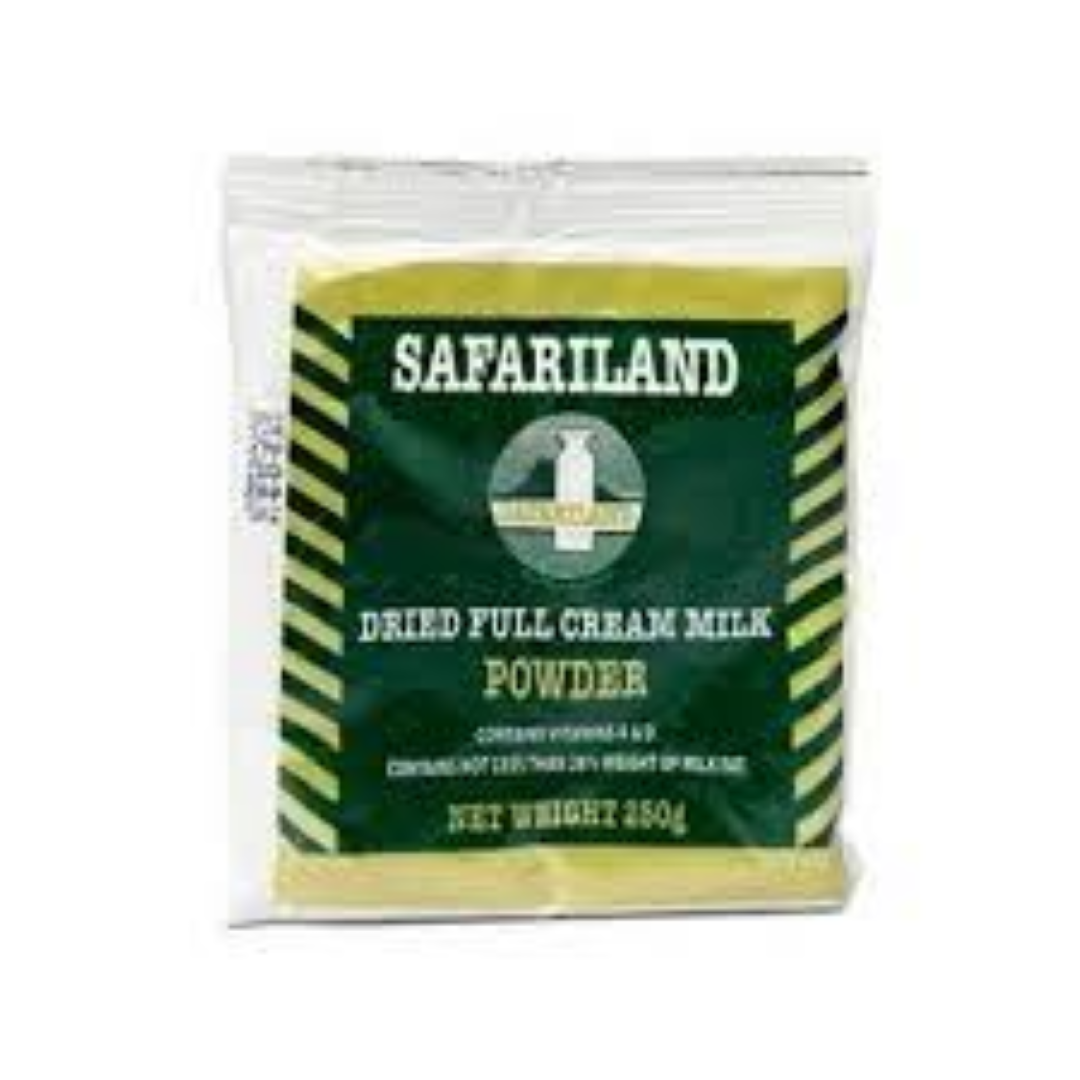 SAFARILAND DRIED FULL CREAM POWDER 250G SAC